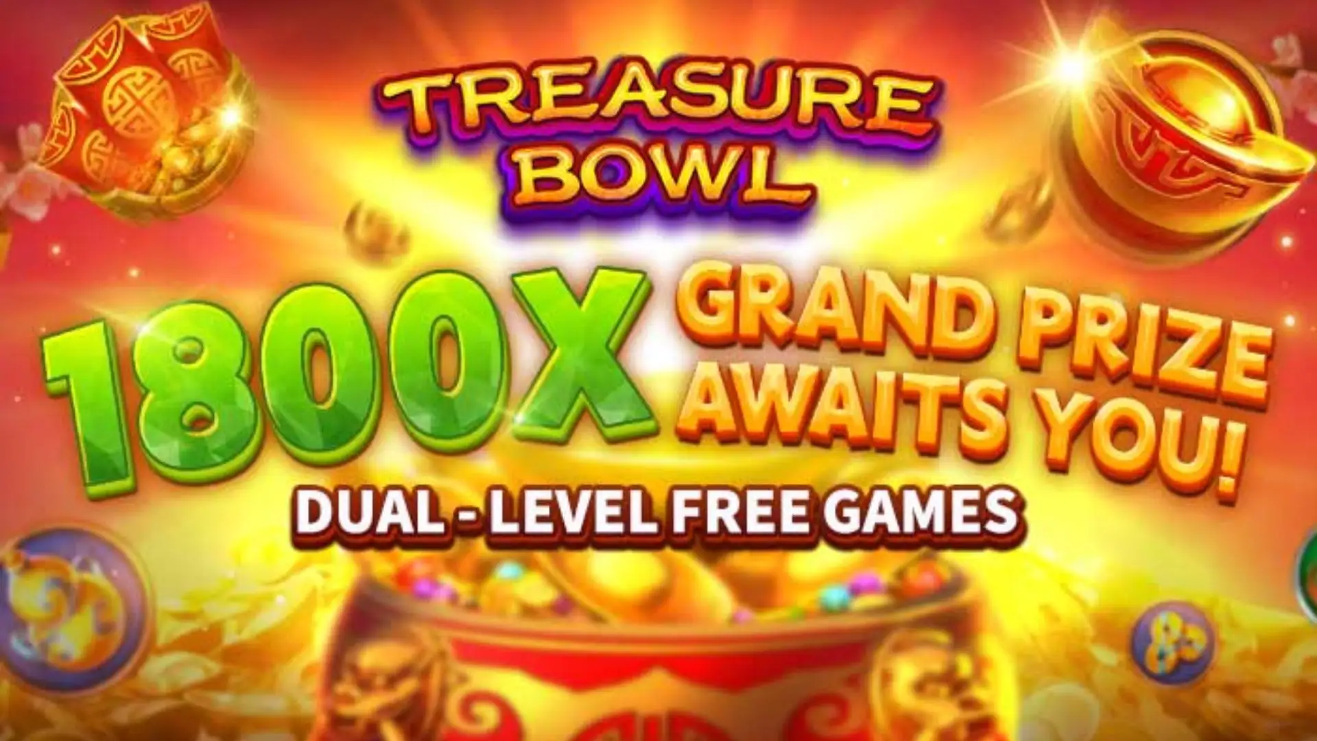 Multiplicadores Treasure Bowl 1928bet - 7777x Máximo com Tigela Dourada
